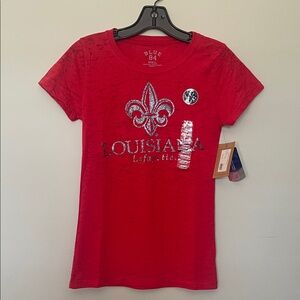 UL Louisiana Fleur-de-Lis Graphic Tee